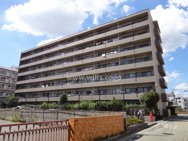 武庫之荘ガーデンハウスの外観（南東側から）