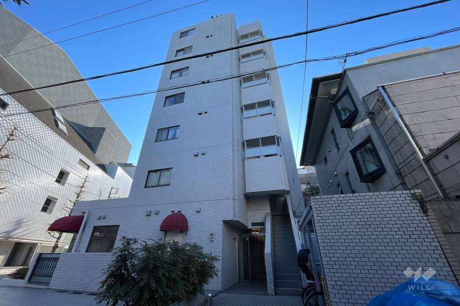 サンビューハイツ松濤の外観（北西側から）