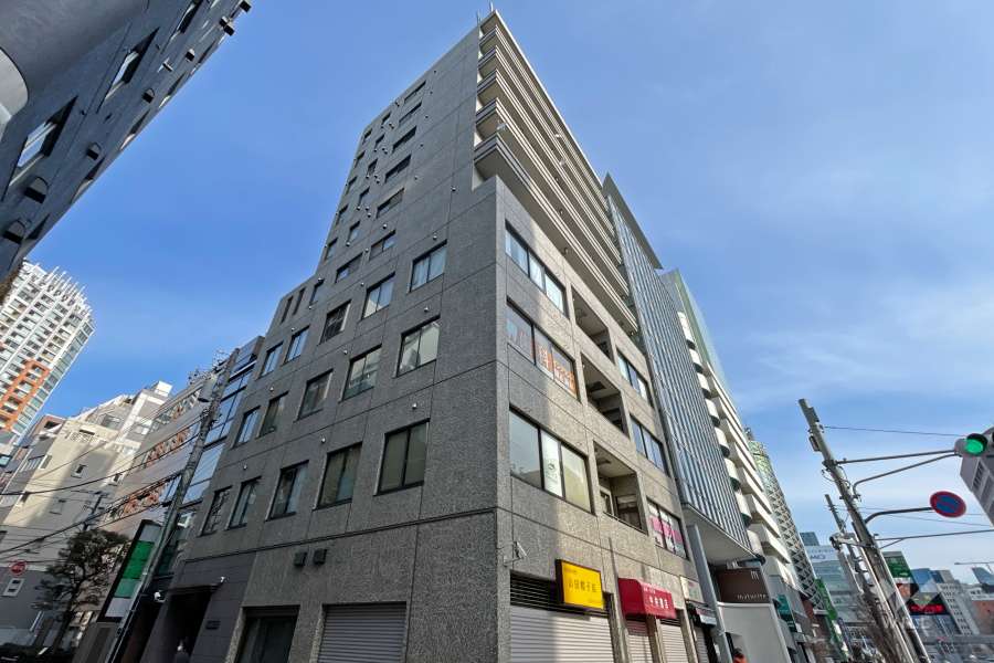 ニューハイツ青山の外観（南側から）