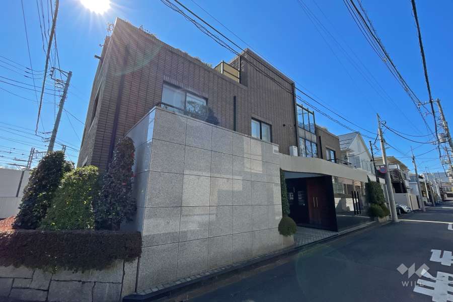 イクシオン代々木大山の外観（北側から）