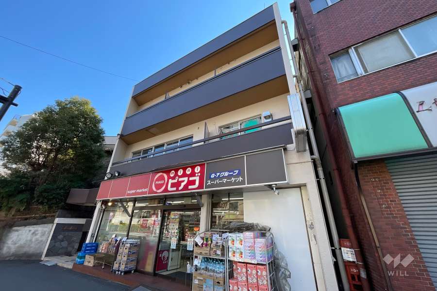 代々木パールハイツの外観（北西側から）