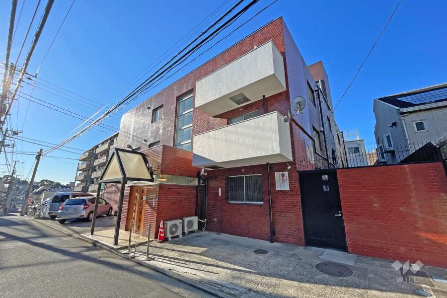 常磐松サマリヤマンションの外観（北西側から）