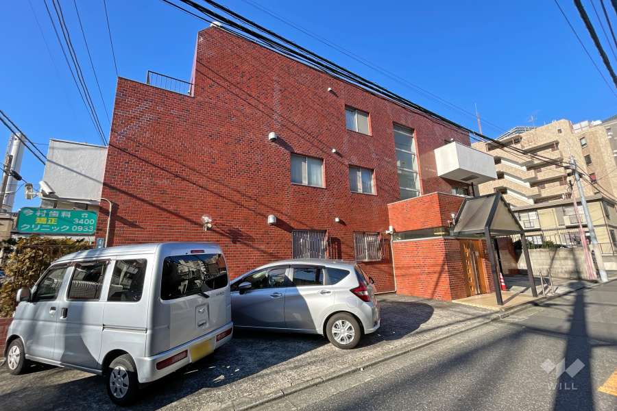 常磐松サマリヤマンションの外観（北側から）