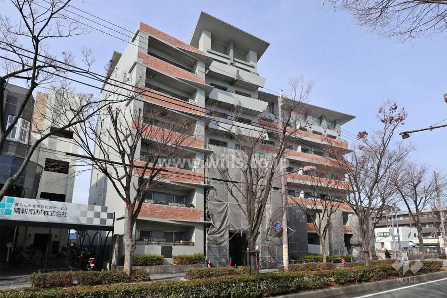 パレ南武庫之荘の外観(南東側から)