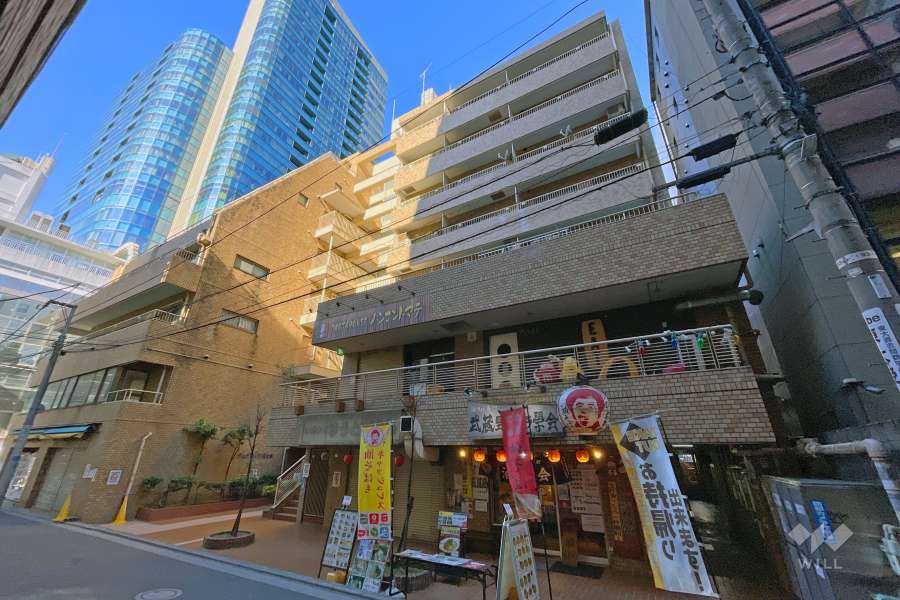 ヴェラハイツ代々木の外観（東側から）