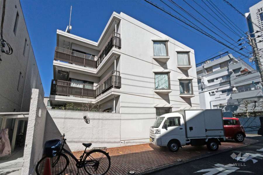 初台ニューハイツの外観（南西側から）