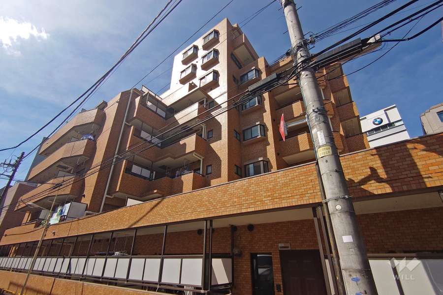 ダイアパレス幡ヶ谷第2の外観（北東側から）