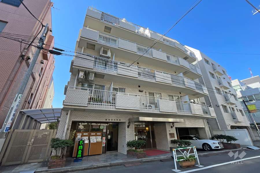 サンビューハイツ外苑の外観（北東側から）