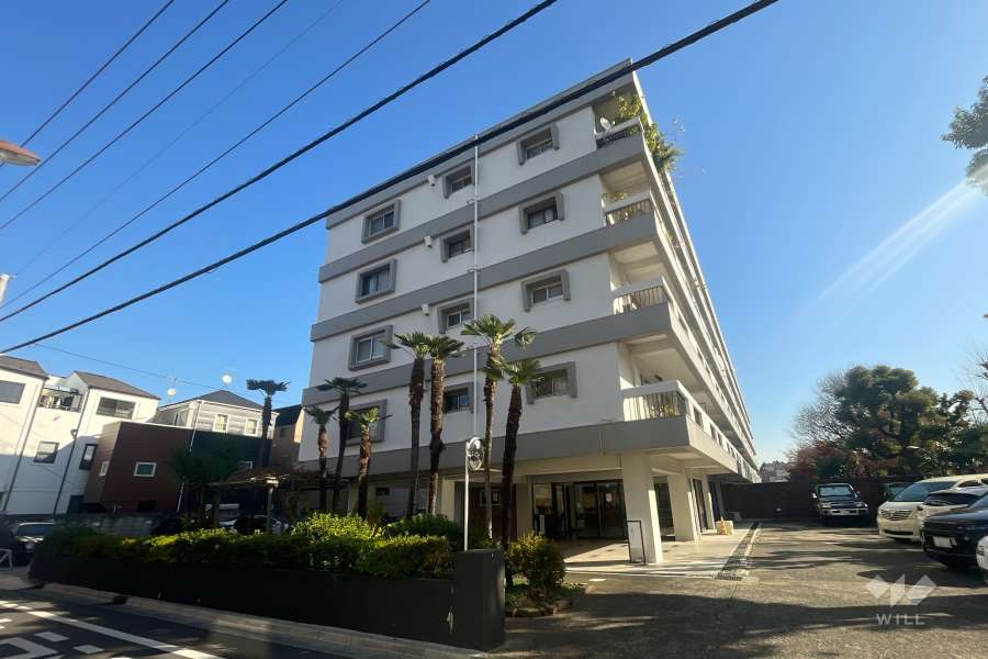 代々木コーポラス（5丁目）の外観（西側から）