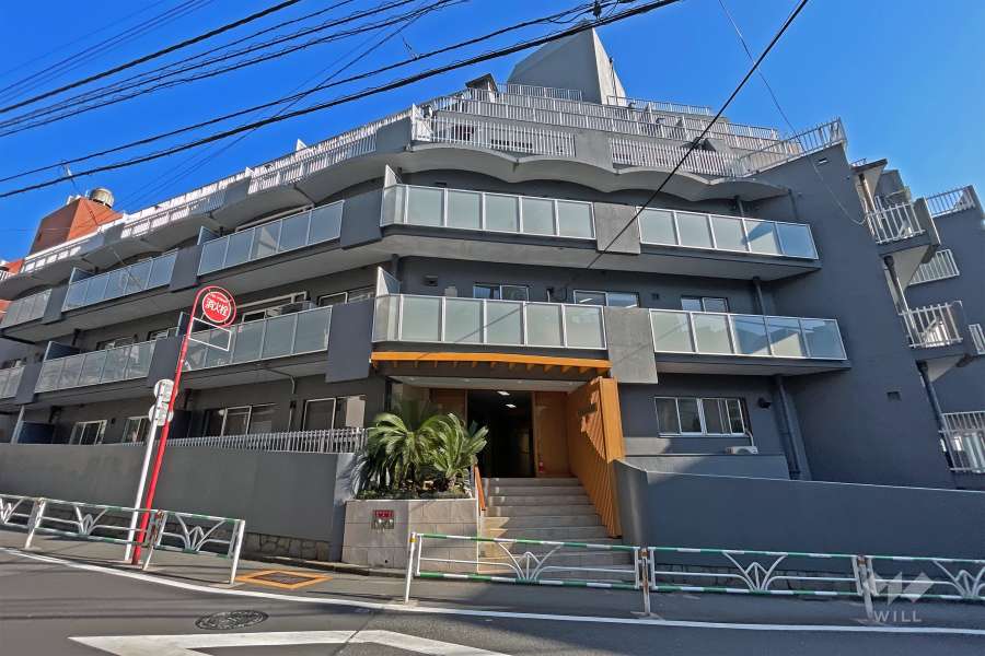 渋谷三信マンションの外観（北西側から）