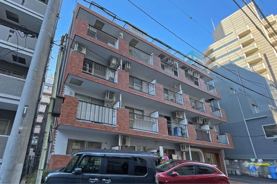 美和プラザ新宿の外観（南側から）