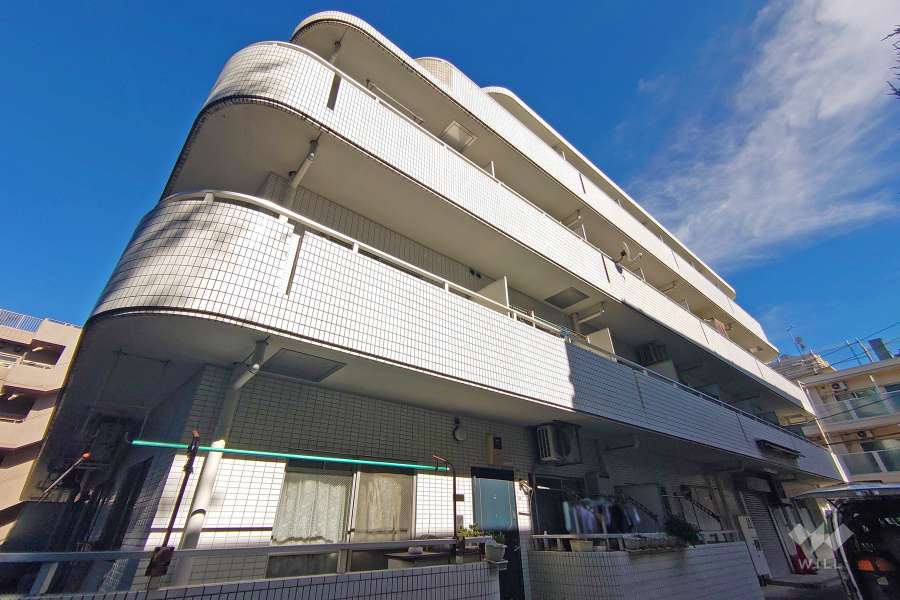 セルベコート笹塚の外観（北西側から）