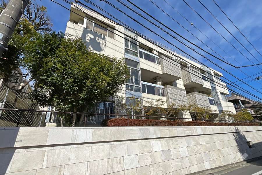 陽輪台松濤の外観（南側から）