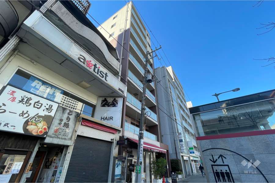 メゾン松下の外観（北東側から）