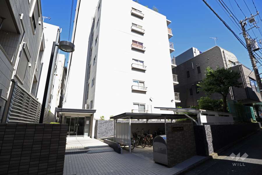 メゾン代々木の外観(南東側から）