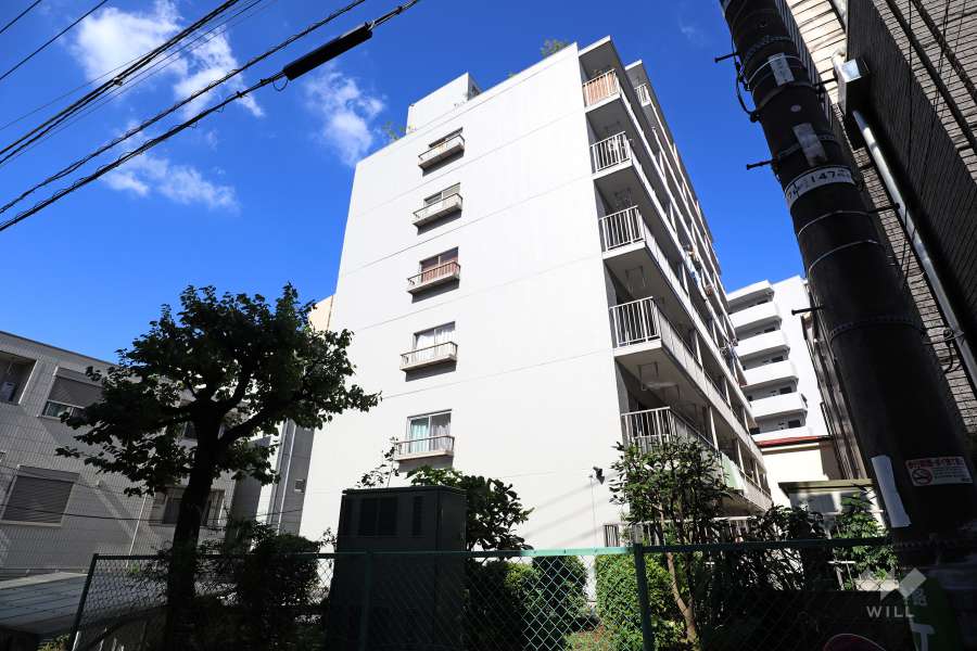 メゾン代々木の外観(北東側から）