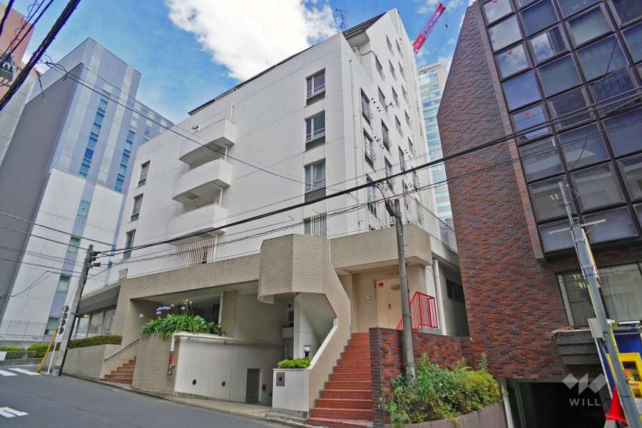 ハイシティ代々木の外観（北西側から）