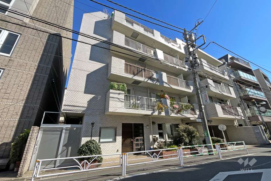 サンビューハイツ北参道の外観(南西側から）