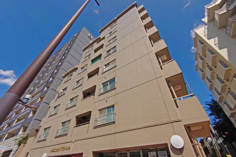 朝日プラザ代々木山手の外観（西側から）