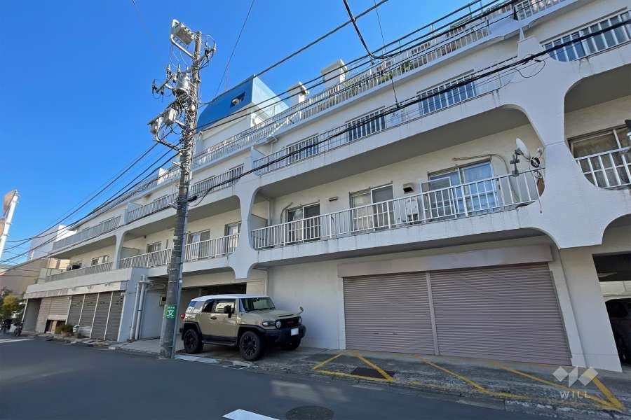 千駄ヶ谷第２スカイハイツの外観（南西側から）