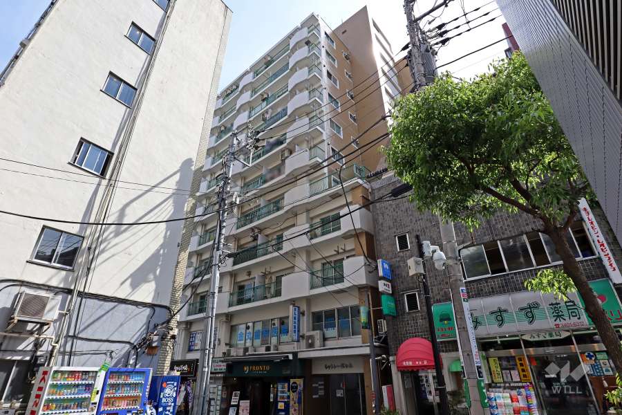 マンションの外観(北西側から)