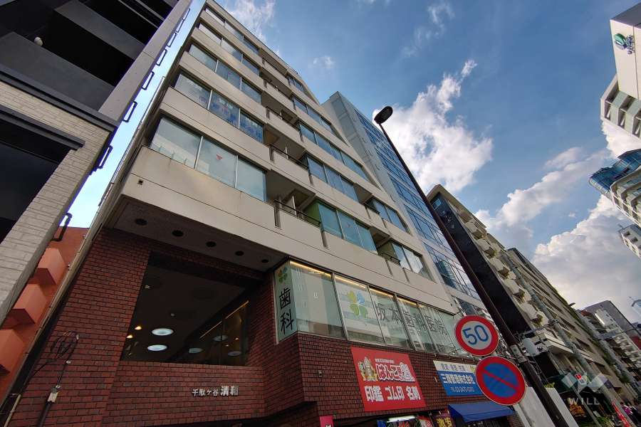 ストーク千駄ヶ谷清和の外観（南東側から）