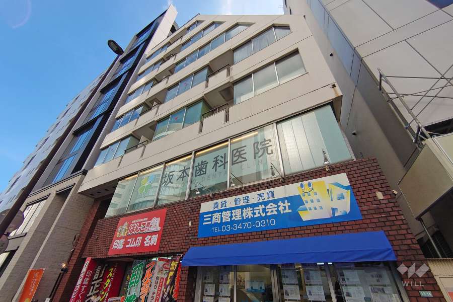 ストーク千駄ヶ谷清和の外観（北東側から）