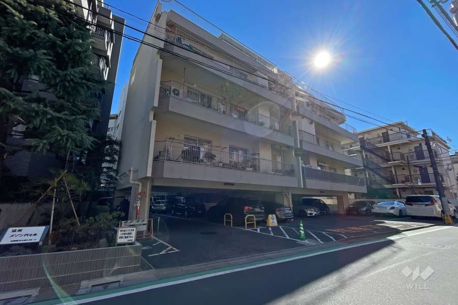 協栄メゾン代々木の外観（北西側から）