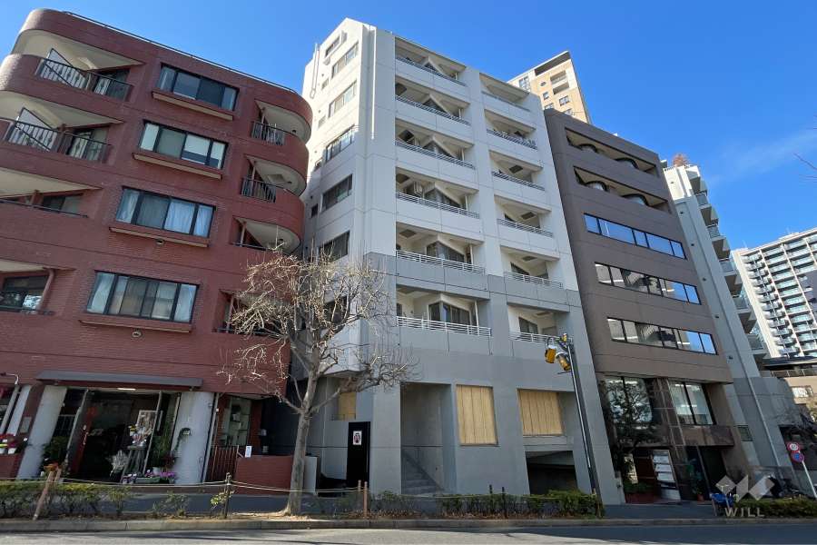 恵比寿ブルーメの外観（南東側から）