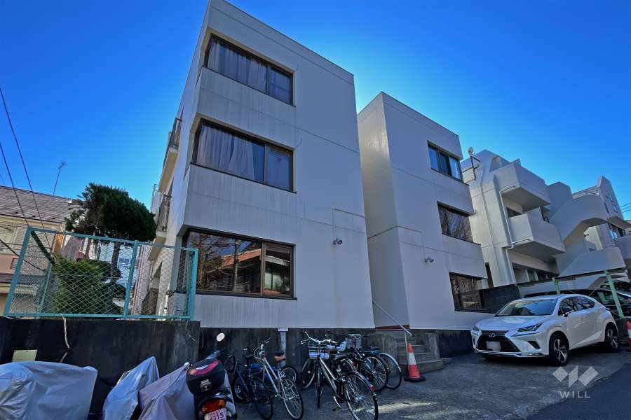 西原ＧＳマンションの外観（北西側から）