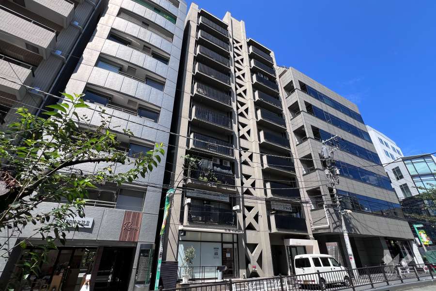 グランドマンション原宿の外観（南側から）