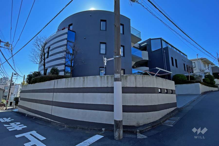 ヒルズ上原の外観（北東側から）