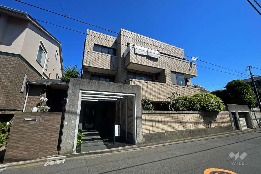 ベルテ代々木大山の外観（南西側から）