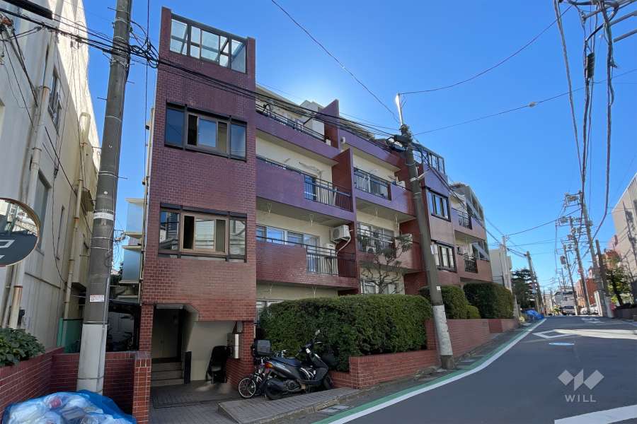 代々木プリンスマンションの外観（北西側から）