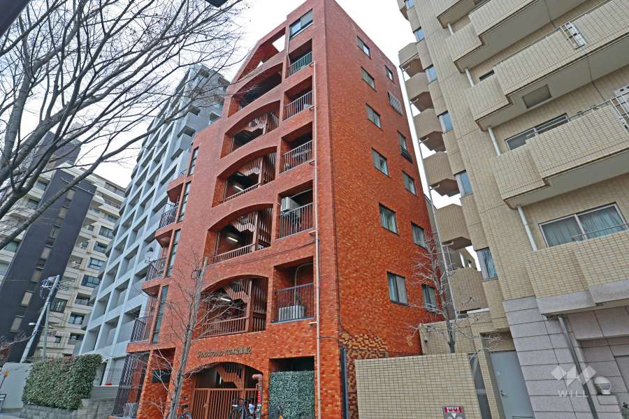 ライオンズマンション代々木公園第2の外観（南西側から）