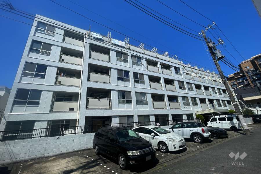 代々木第2コーポラスの外観（南東側から）