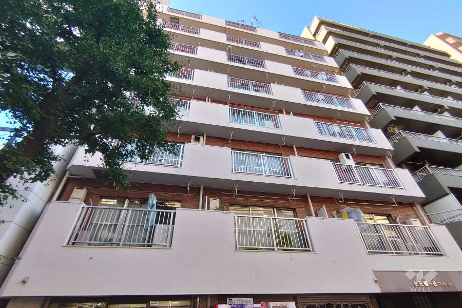 京王幡ヶ谷マンションの外観（南側から）