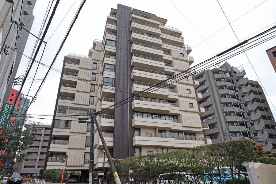 代々木パークサイドの外観（東側から）