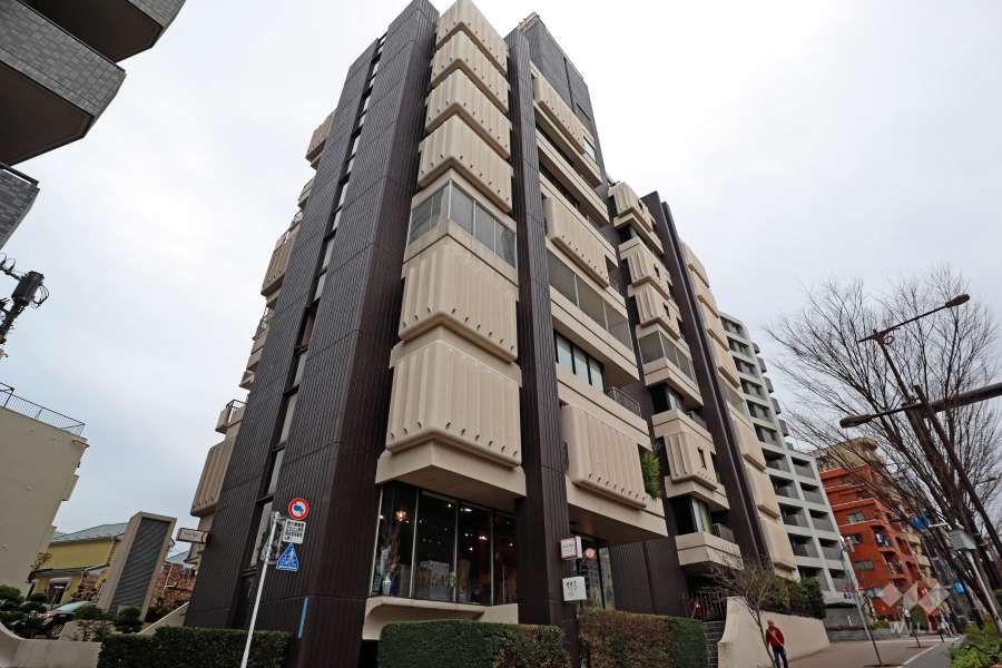 代々木パークサイドの外観（南東側から）