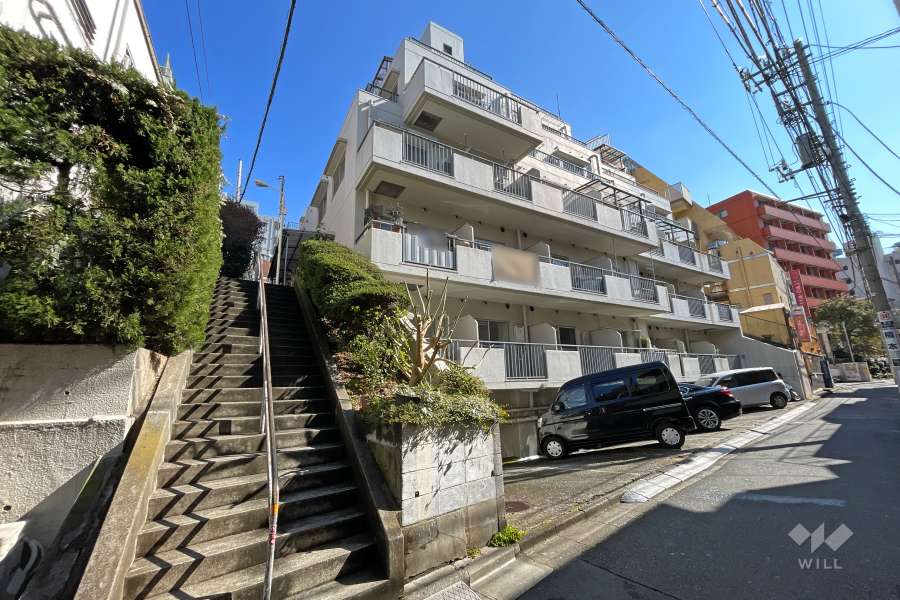 エルアルカサル渋谷夢想庵の外観（北西側から）