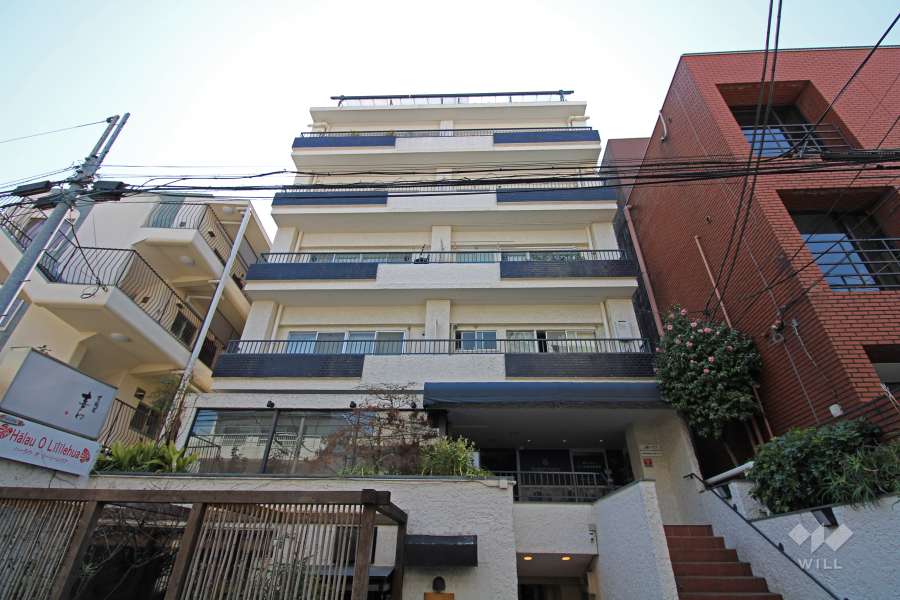 上原ハウスの外観(北側から）