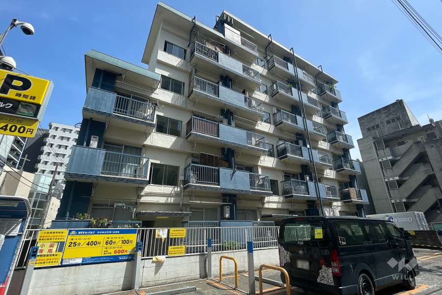 マンションの外観（北西側から）