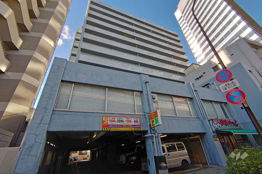 初台ハイツの外観（南西側から）