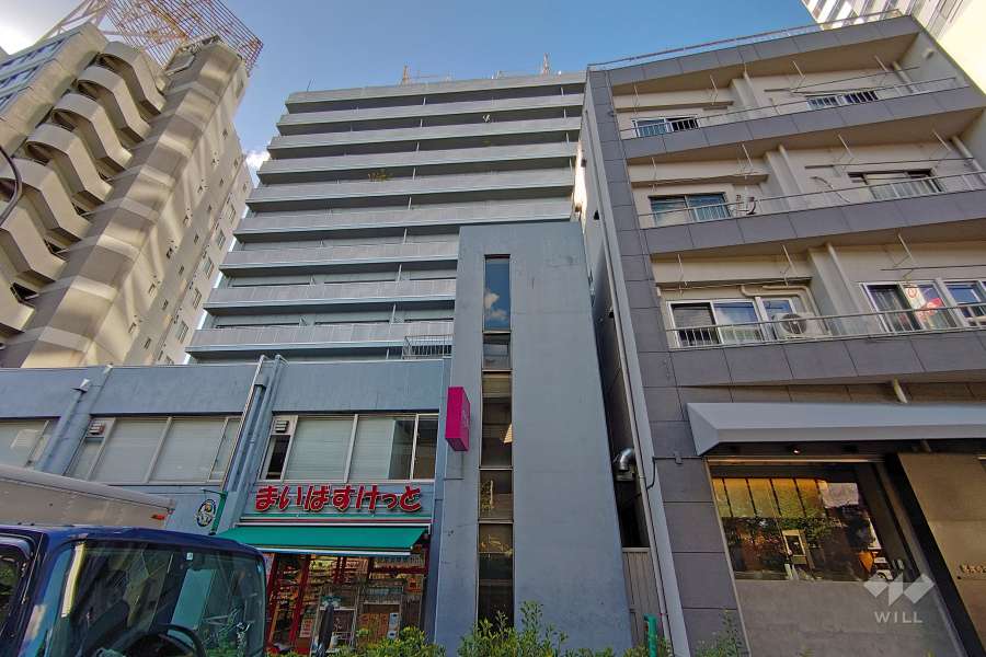 初台ハイツの外観（南東側から）