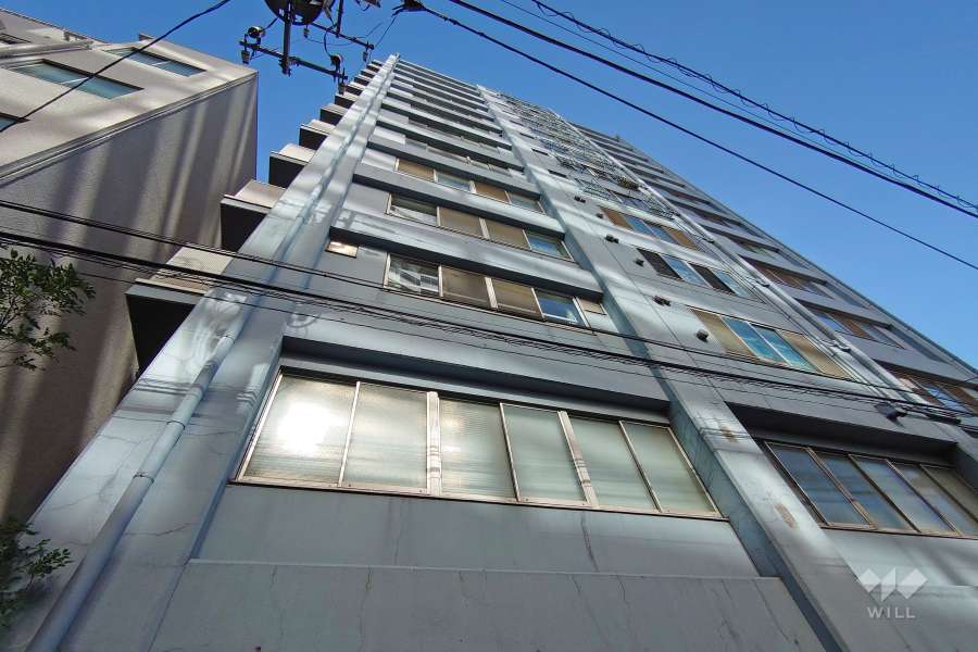 初台ハイツの外観（南東側から）