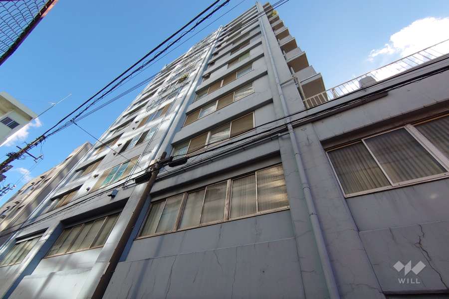 初台ハイツの外観（北東側から）