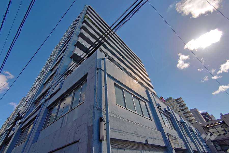 初台ハイツの外観（北側から）