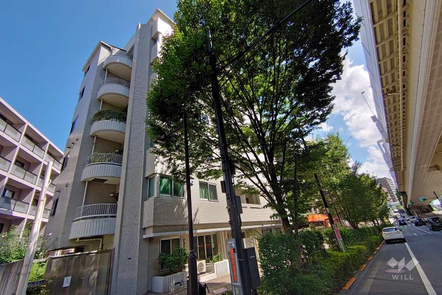 アンクレール初台の外観（北西側から）