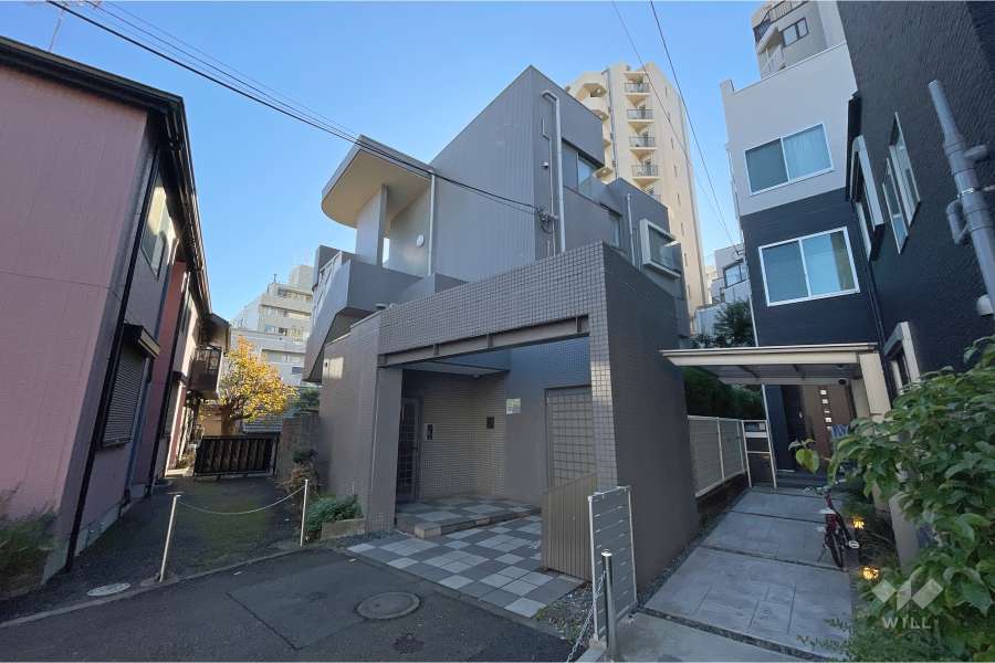 ヒルトップハウス恵比寿の外観（北西側から）