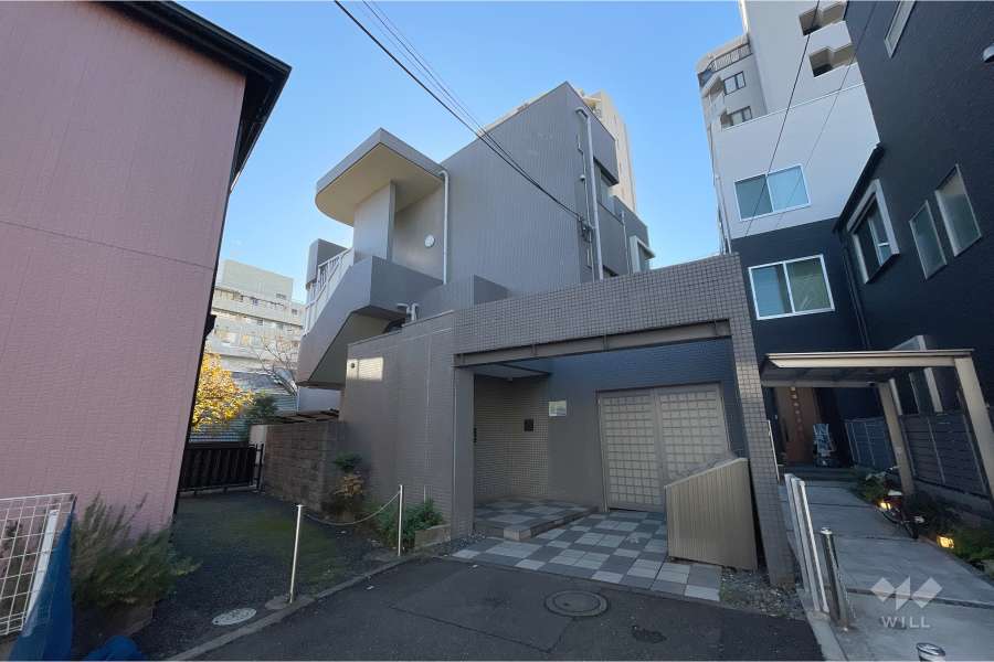 ヒルトップハウス恵比寿の外観（北側から）